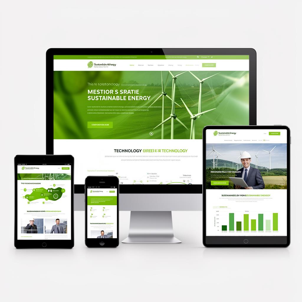 GreenTech Solutions – Startup Website | Webdesign Referenz