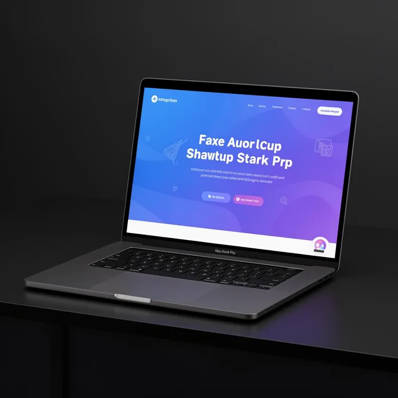 Webdesign-Referenz – TechStart GmbH, SaaS Landing Page